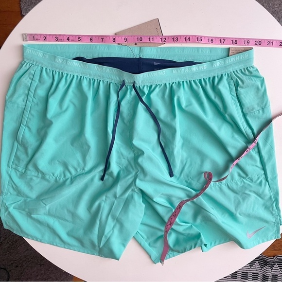 Nike Stride Men's Dri-FIT 7" 2-in-1 Running Shorts Green 4XL Tall New Lined - Picture 3 of 10